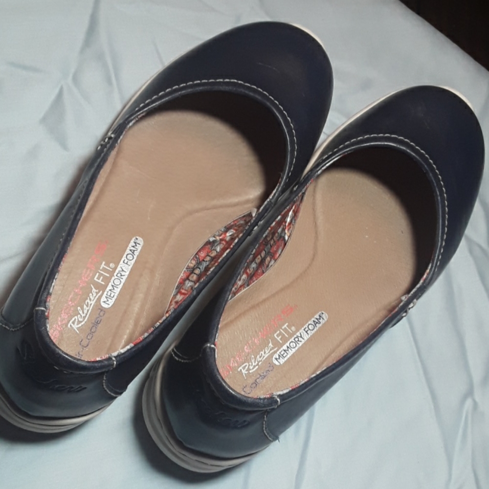 Dark blue Sketchers Memory Foam Shoe